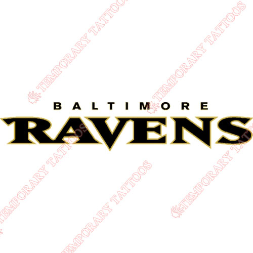 Baltimore Ravens Customize Temporary Tattoos Stickers NO.416